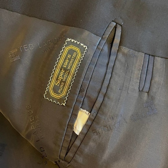 Vintage Ted Lapidus Men's Wool Sport Coat Double Breast - Picture 5 of 11